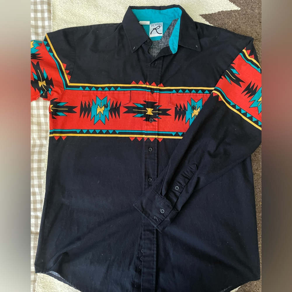 vintage Roper western button up shirt